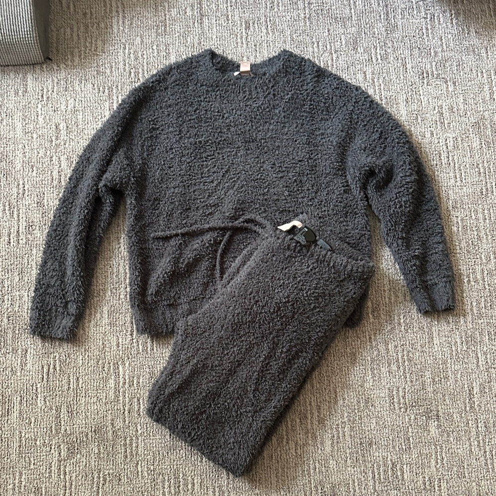 H&M Cozy Gray Knit Set